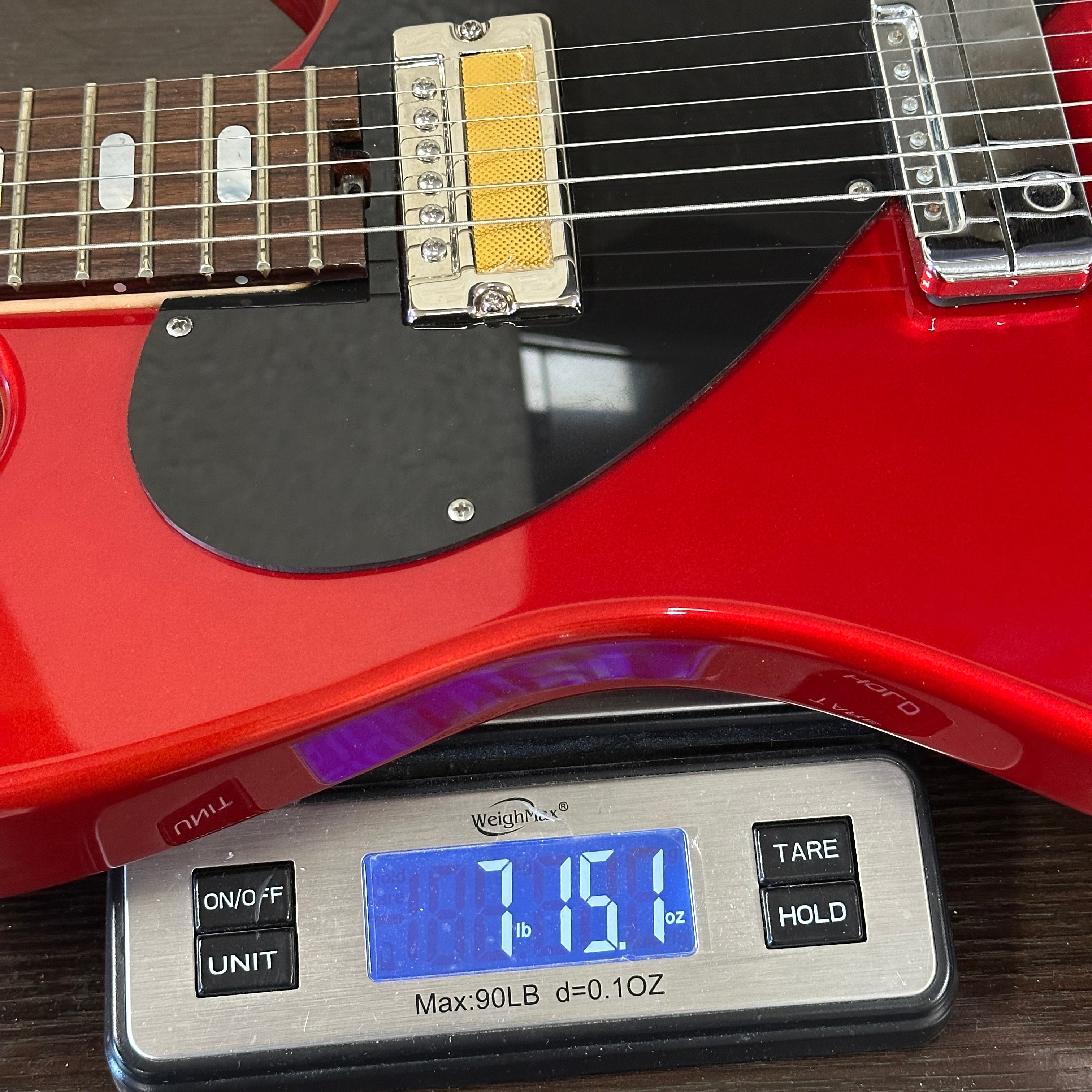 Used Penntone Pearl Candyapple Red w/case TSU23452 – Tone Shop Guitars