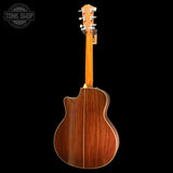 Back of body of Used 2015 Taylor 816ce Natural.