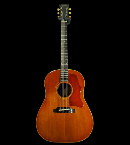 Full front of Vintage 1964 Gibson J-45 Cherry Sunburst  w/Original Case TFW2455