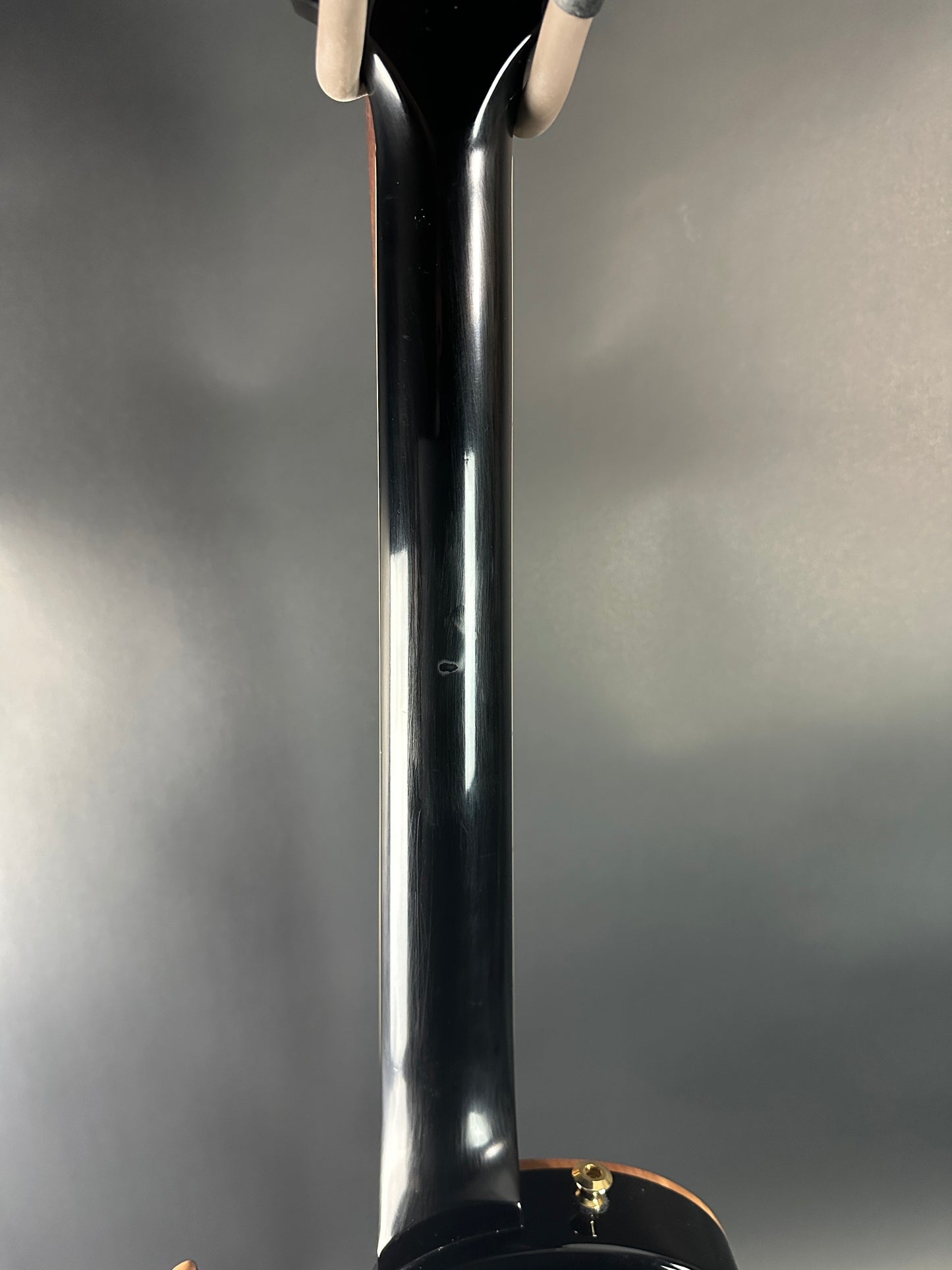 Back of neck of Used PRS SC594 McCarty Singlecut 10-Top Smokeburst.