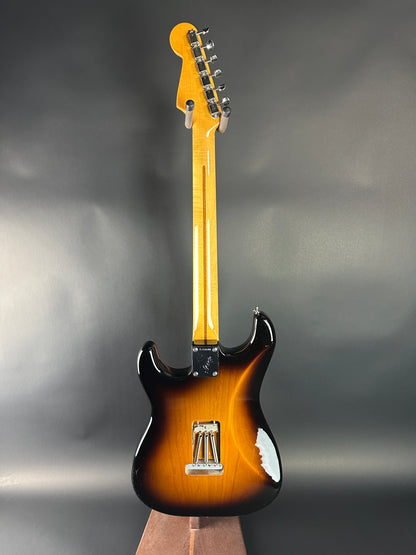 Full back of Used Fender Eric Johnson Strat 2-Color Sunburst.