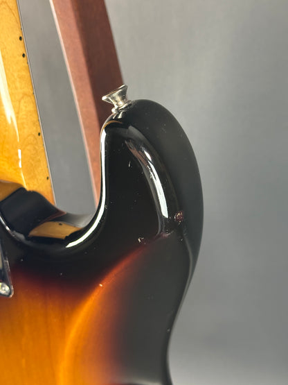 Wear on back of Used Fender Eric Johnson Strat 2-Color Sunburst.