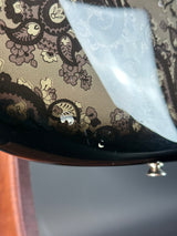 Wear on body of Used Fender FSR Black Paisley Strat.