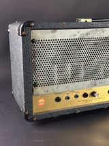 Back angle of Vintage 1986 Marshall JCM800 2205 50w Head.