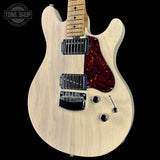 Front angle of Used Ernie Ball Valentine Trans Buttermilk.