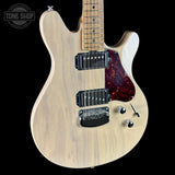 Front angle of Used Ernie Ball Valentine Trans Buttermilk.