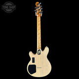 Full back of Used Ernie Ball Valentine Trans Buttermilk.