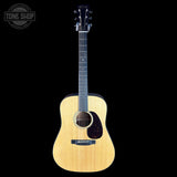 Full front of Used Martin D-18E LRB Natural.