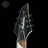 Headstock of Used Jackson Electric Sunburst.