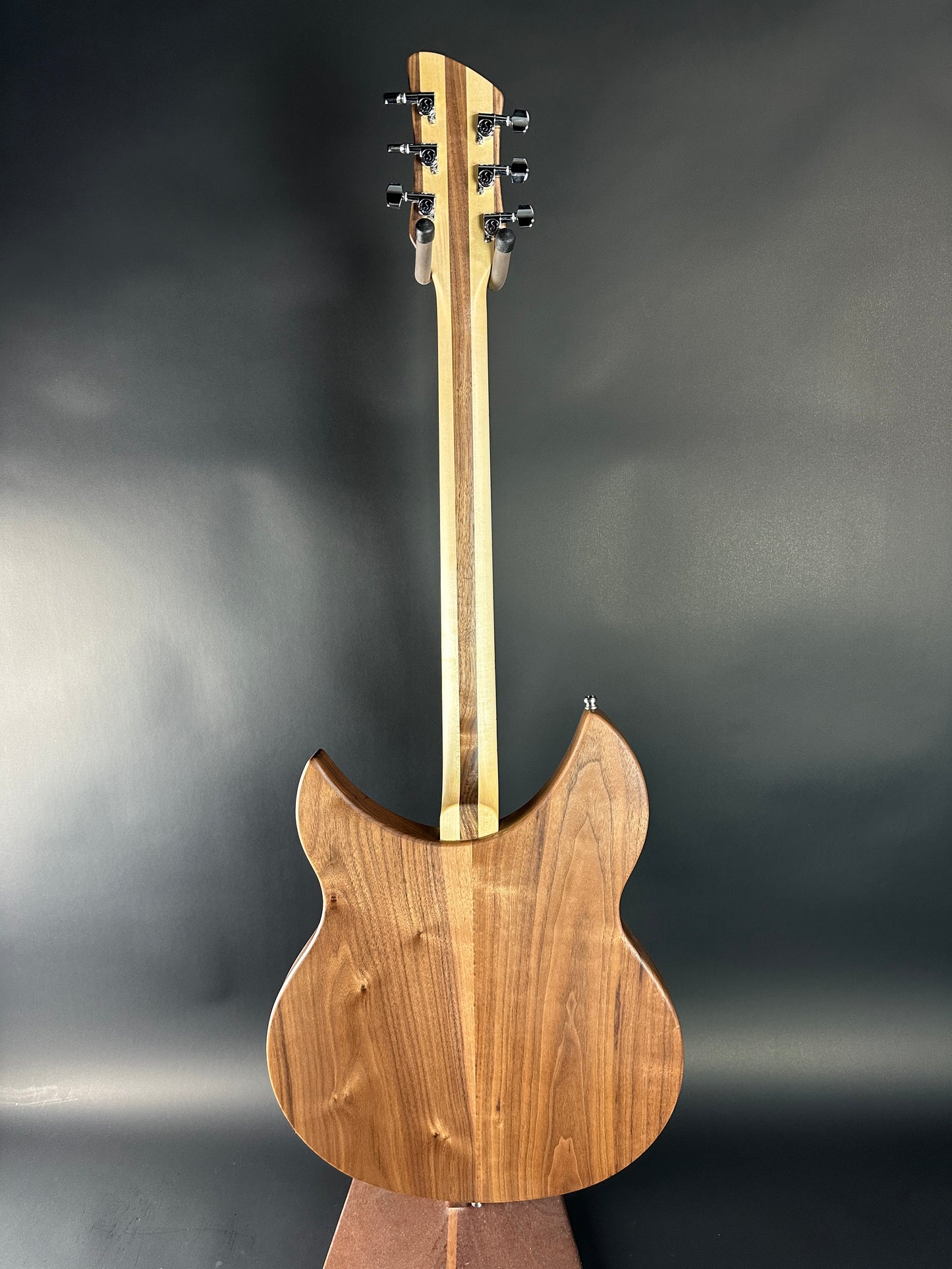 Full back of Used Rickenbacker 330W Walnut.
