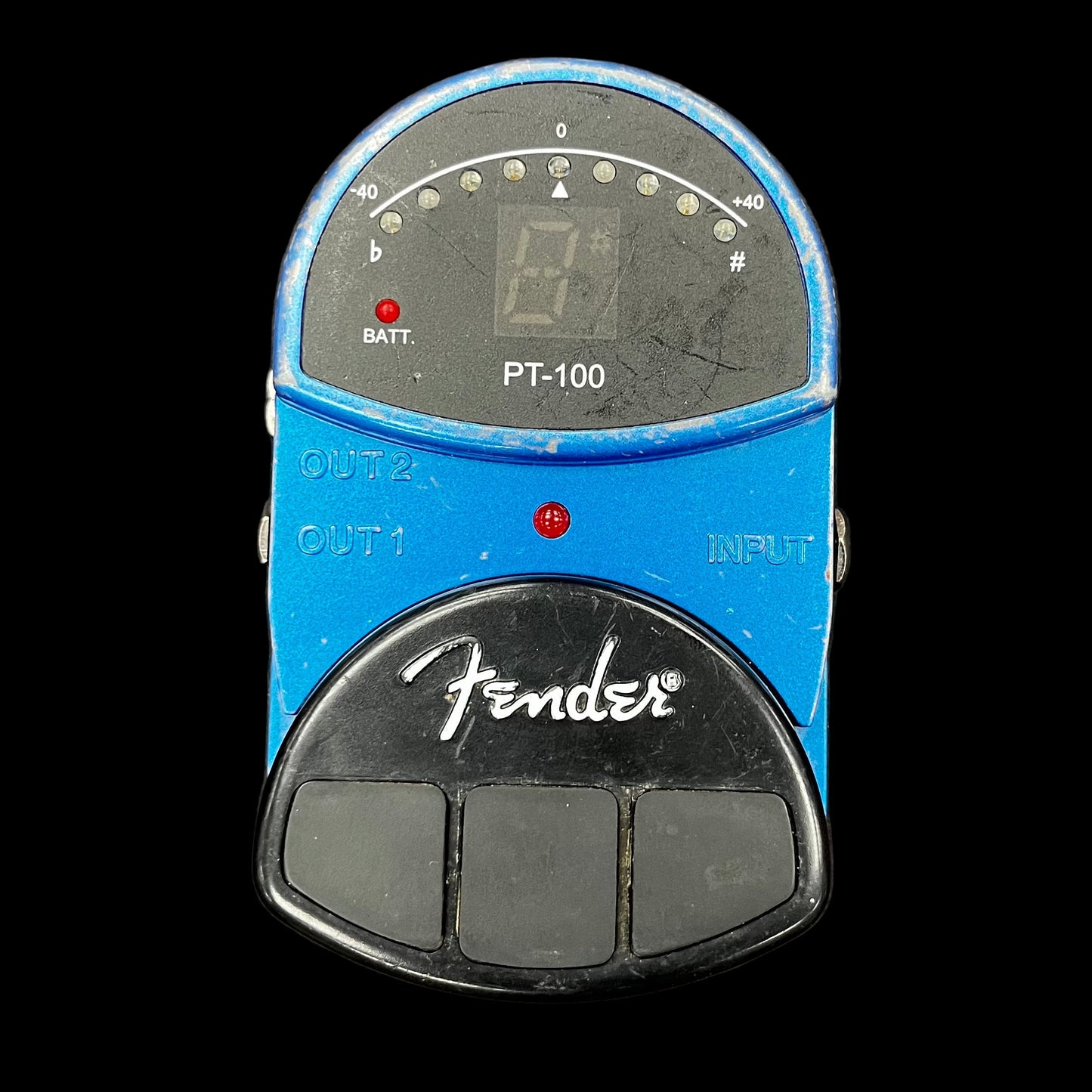 Top of Used Fender PT-100 Tuner Pedal TFW2490