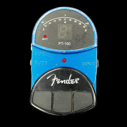 Top of Used Fender PT-100 Tuner Pedal TFW2490