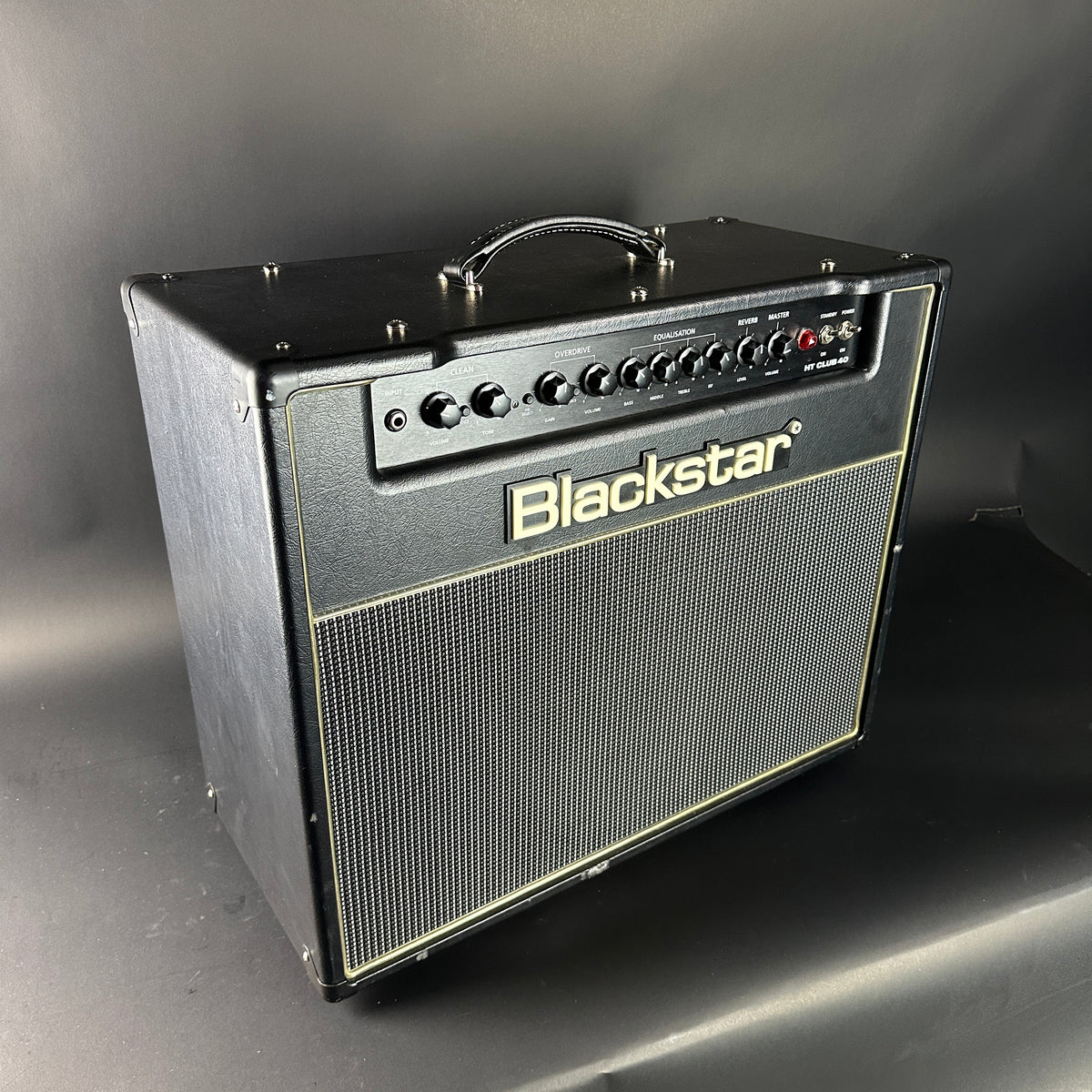 Blackstar guitar amplifier on a gray background