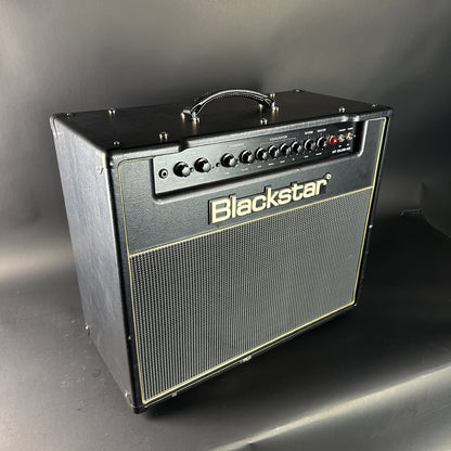 Blackstar guitar amplifier on a gray background