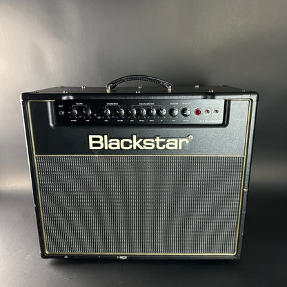 Blackstar guitar amplifier on a gray background