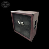 Guitar amplifier cabinet with 'Engl' logo on a black background