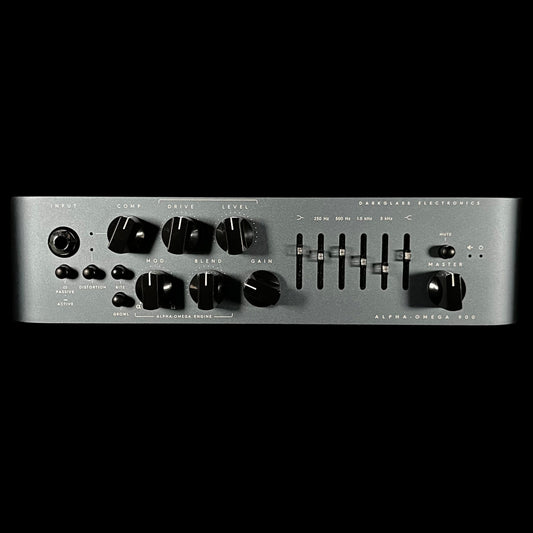 Front of Used Darkglass Electronics Alpha-Omega 900 Bass Amp Head TFW2508