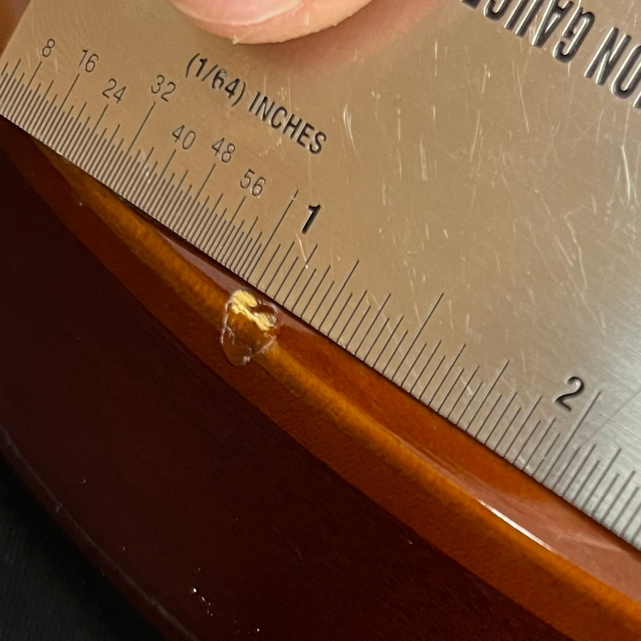 Ding on front of Used 2022 PRS S2 McCarty Quilt Livingston Lemondrop w/bag TFW2483