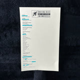 Product list sheet with 'Rock N Roll Relics' branding on a dark textured background
