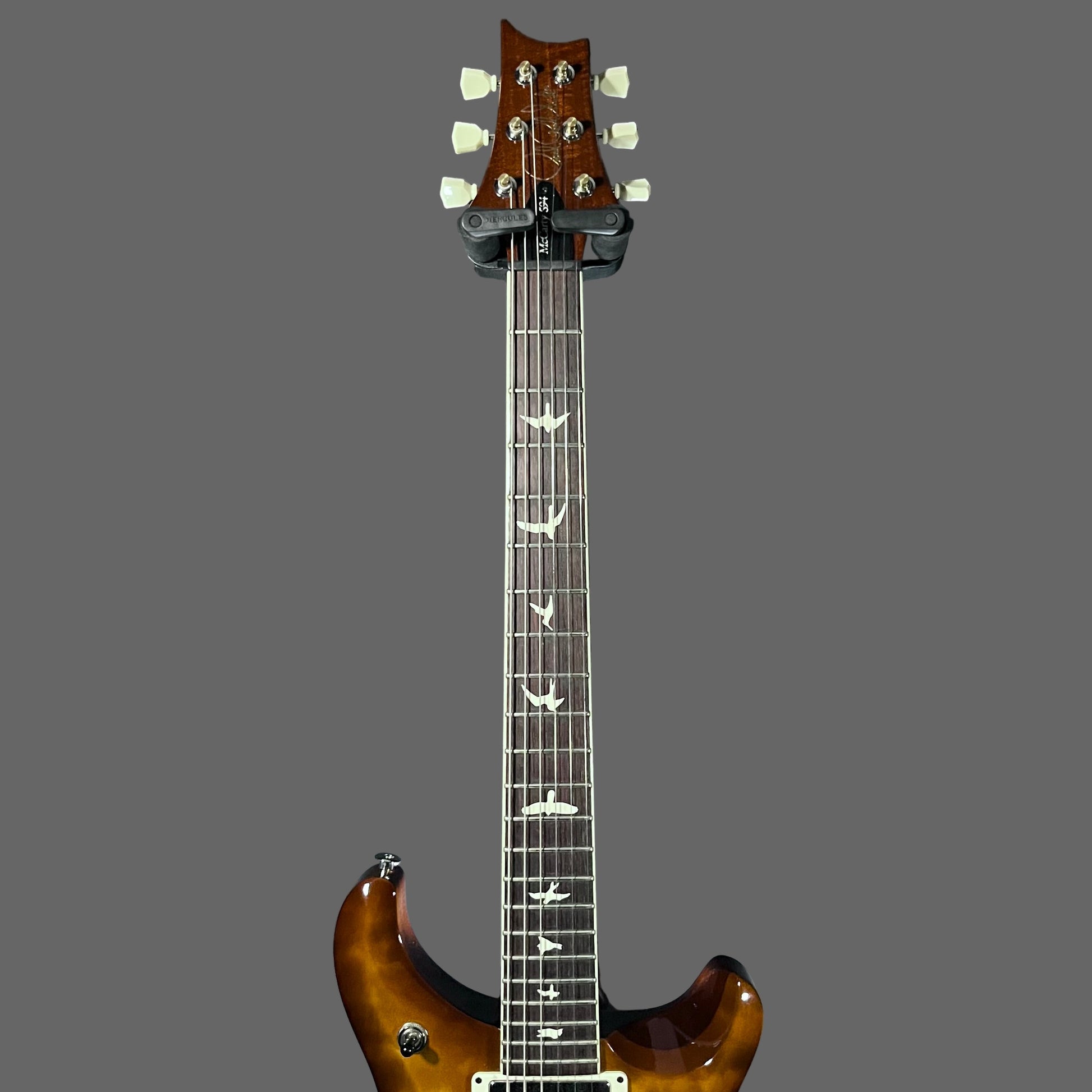 Neck of Used 2022 PRS S2 McCarty Quilt Livingston Lemondrop w/bag TFW2483