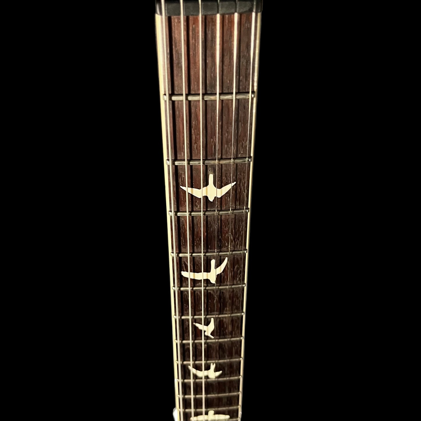 Fret board of Used 2022 PRS S2 McCarty Quilt Livingston Lemondrop w/bag TFW2483