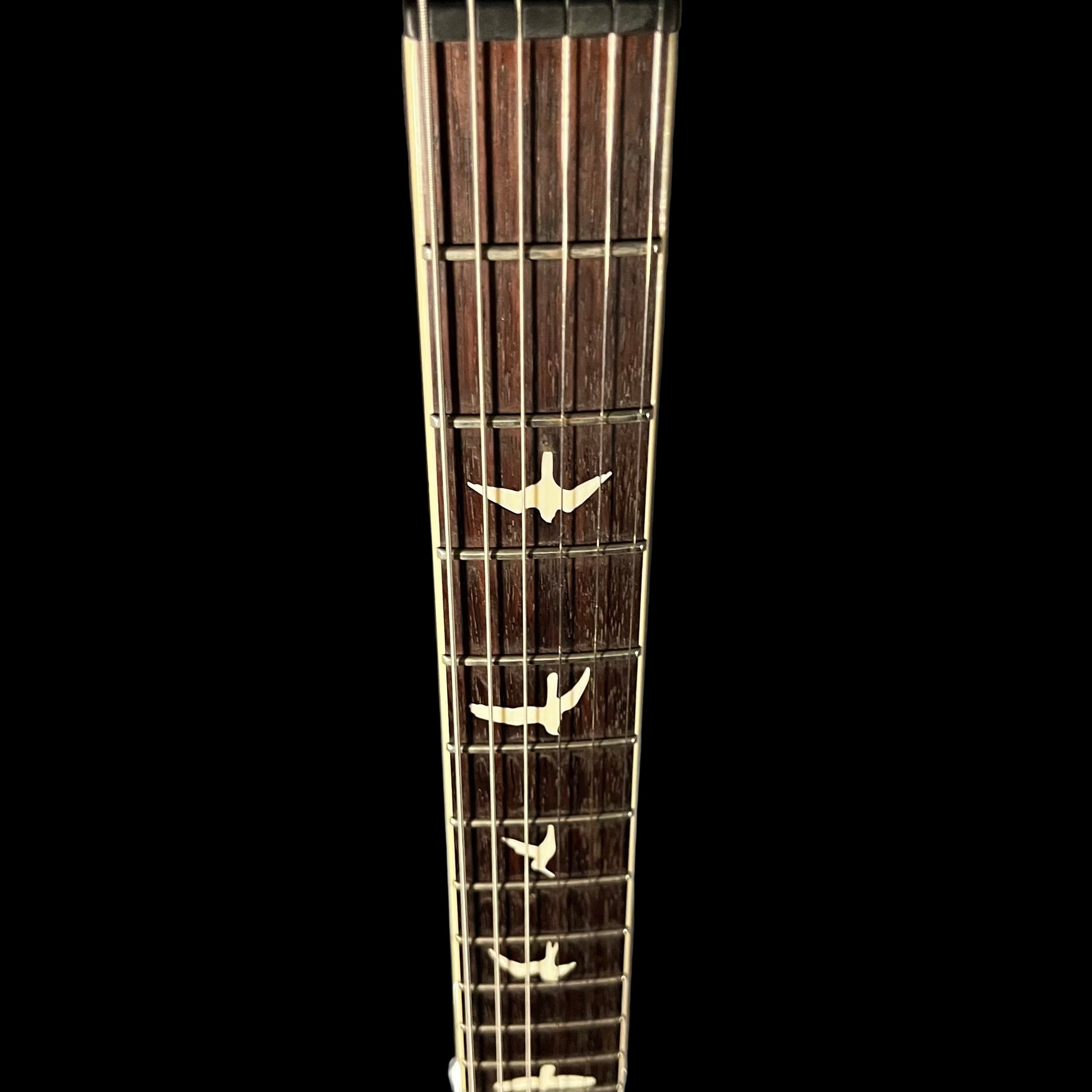 Fret board of Used 2022 PRS S2 McCarty Quilt Livingston Lemondrop w/bag TFW2483