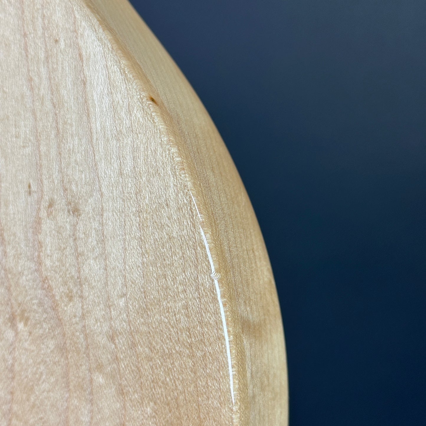 Ding on back edge of Used 2000 Rickenbacker Rose Morris 1997 Reissue Mapleglo.