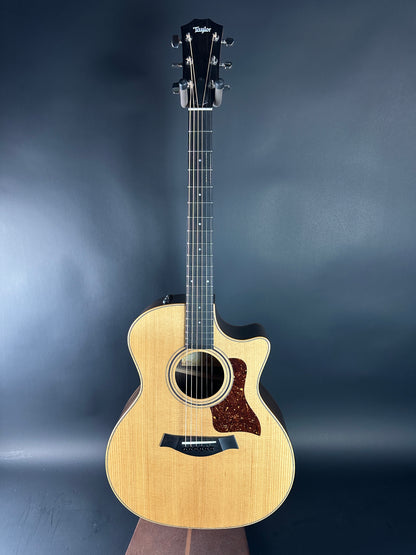 Full front of Used Taylor 414ce Studio Natural.