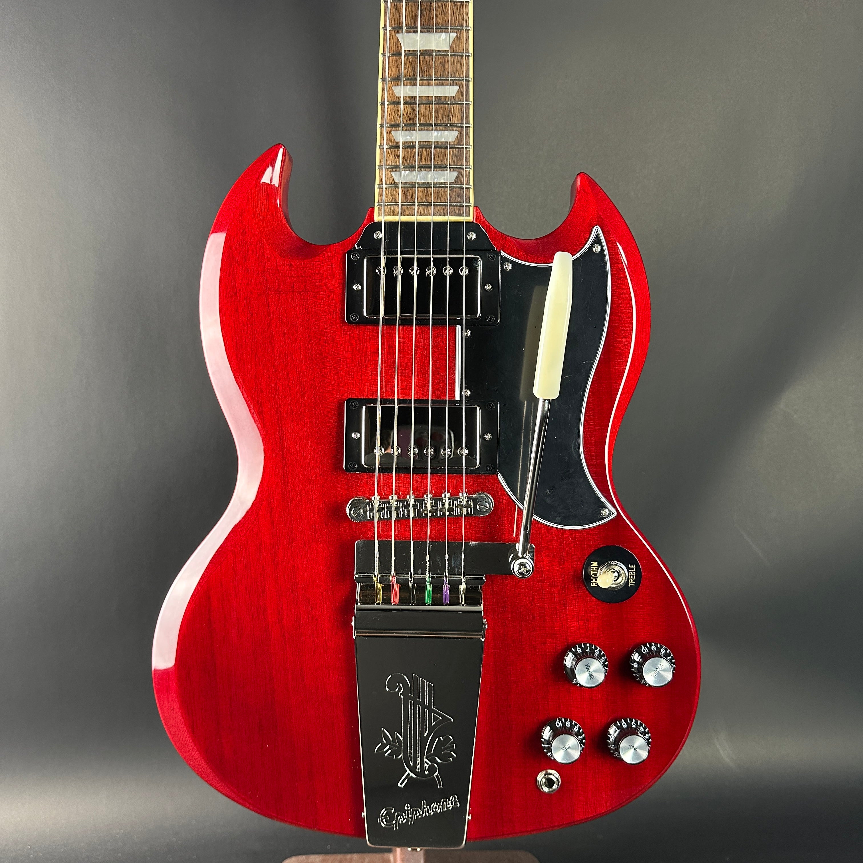 ギター Maestro Vivola TimeLab Used Epiphone SG Standard '61 Maestro Vibrola TSU23556 – Tone Shop