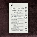 Hang tag for Nash JM-63 Black over 3-Tone Medium Aging.