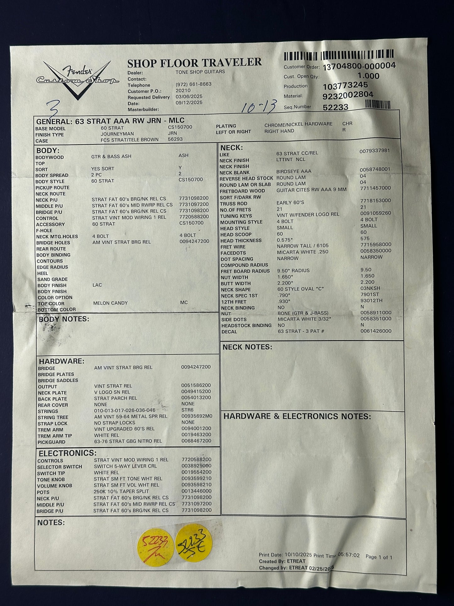 Technical document or manual with text and diagrams on a reflective surface