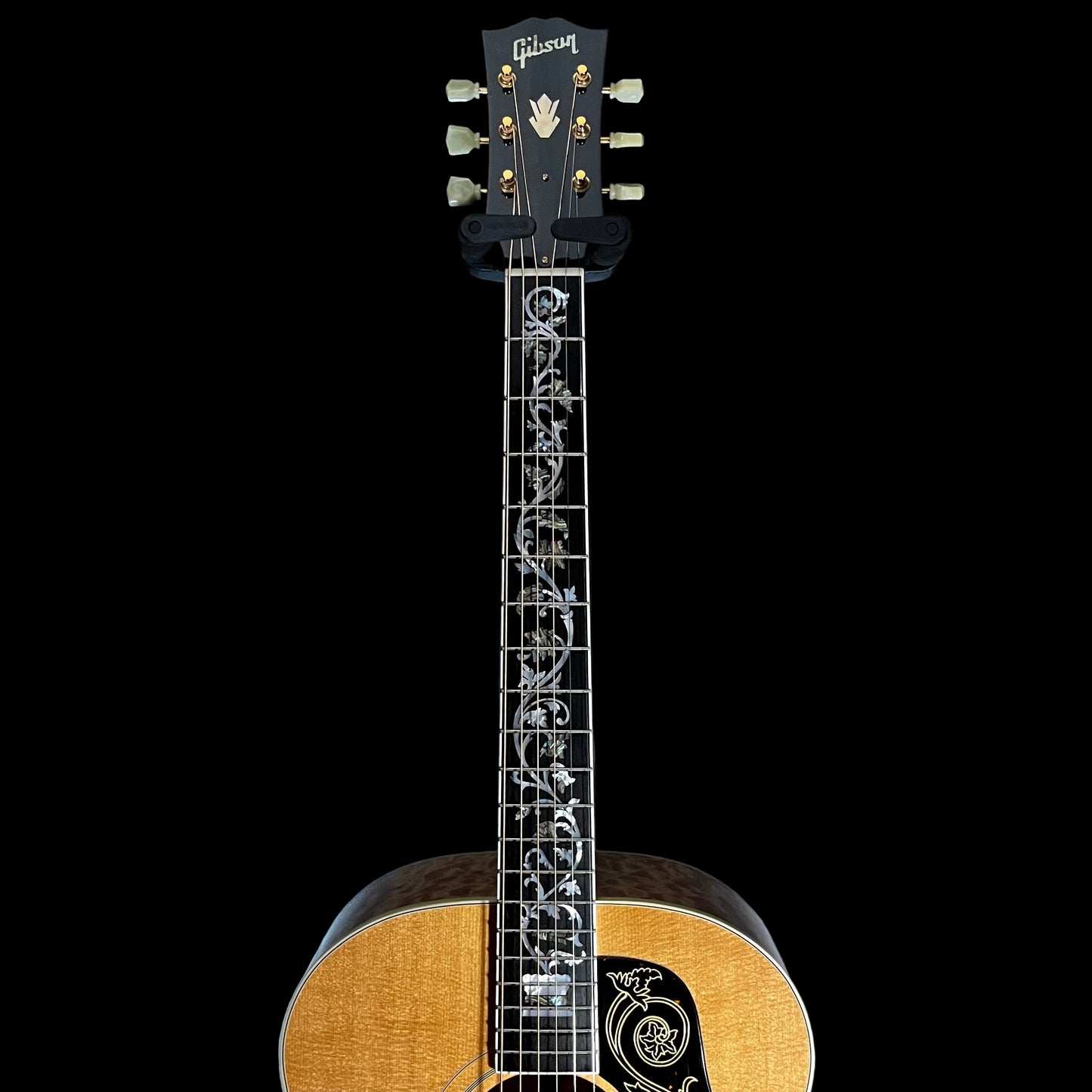 Neck of Used Gibson Custom Shop J-185 Rick's Custom 1 of 1 w/Case TFW2550