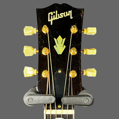 Headstock of Used Gibson Custom Shop J-185 Rick's Custom 1 of 1 w/Case TFW2550
