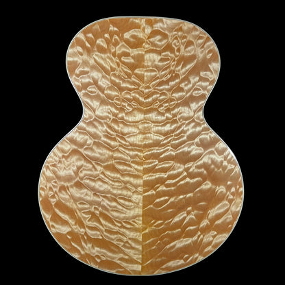 Back of Used Gibson Custom Shop J-185 Rick's Custom 1 of 1 w/Case TFW2550