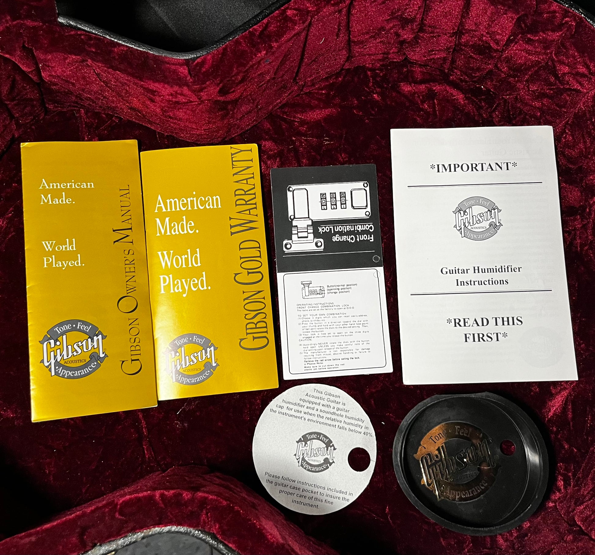 Case candy of Used Gibson Custom Shop J-185 Rick's Custom 1 of 1 w/Case TFW2550