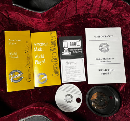 Case candy of Used Gibson Custom Shop J-185 Rick's Custom 1 of 1 w/Case TFW2550