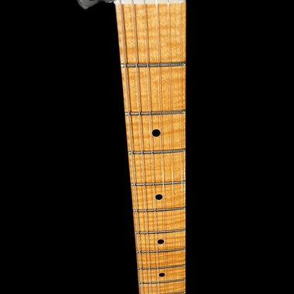 Fret board of Used Fender Custom Shop Stratocaster 1 of 1 Maple Top Sunburst w/Case TFW2549