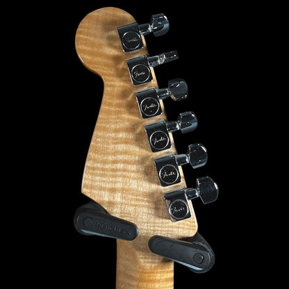 Back of headstock of Used Fender Custom Shop Stratocaster 1 of 1 Maple Top Sunburst w/Case TFW2549