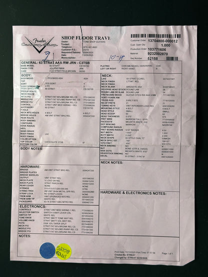 Document with text and checkboxes on a black background