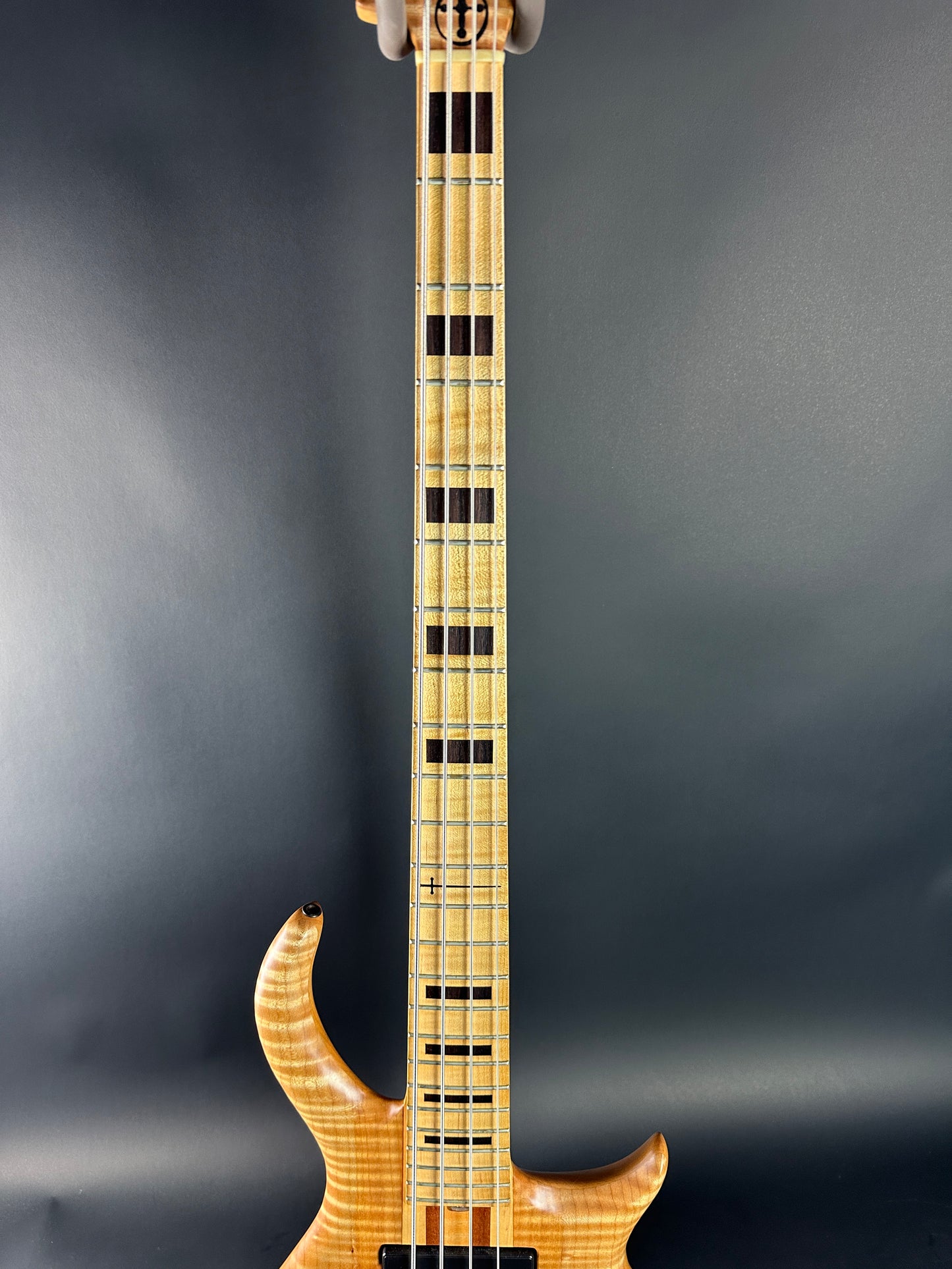 Fretboard of Used 2022 Warrior 4 String Neck Thru Dran Michael.
