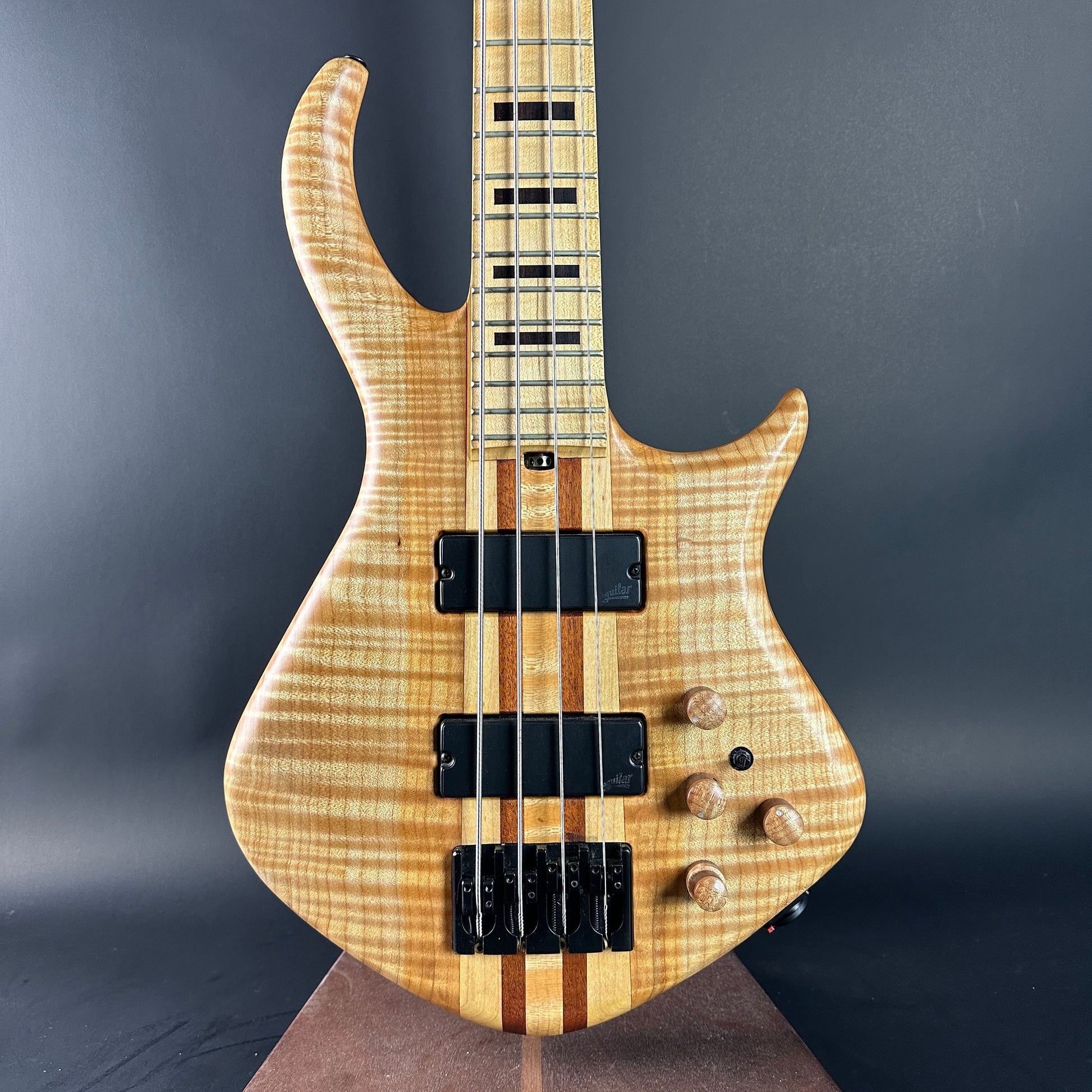 Front of Used 2022 Warrior 4 String Neck Thru Dran Michael.