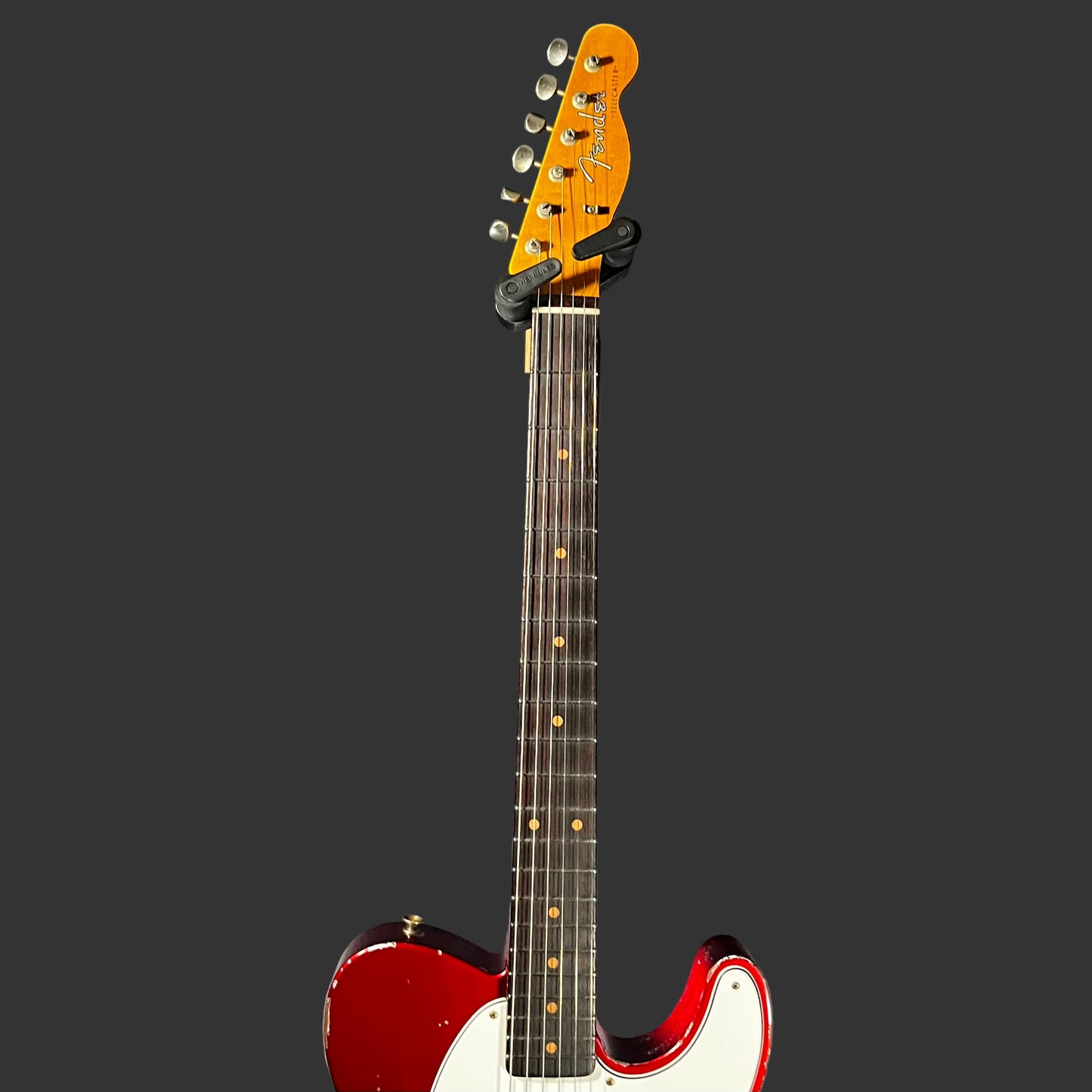 Neck of Used 2025 Fender Custom Shop 1961 Telecaster Heavy Relic Faded Aged Candy Apple Red w/Case TFW2544