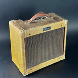 Front angle of Vintage 1962 Fender Champ 5f1.
