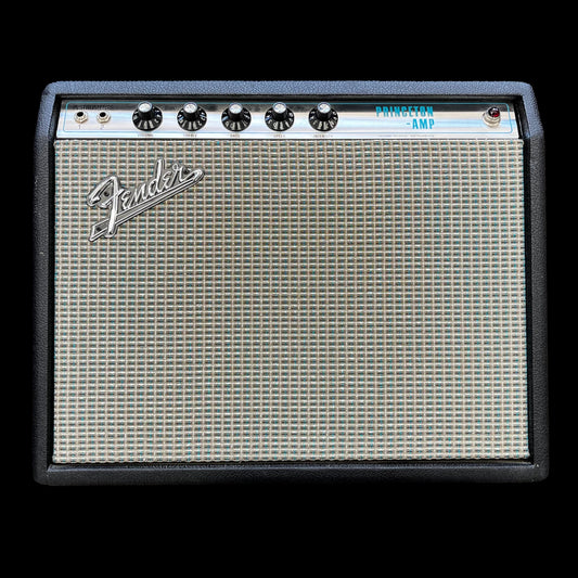 Front of Used 1969 Fender Princeton 1x10 w/cover TFW2533