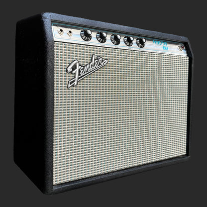 Side of Used 1969 Fender Princeton 1x10 w/cover TFW2533