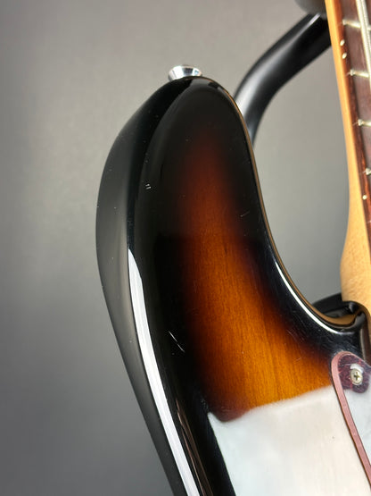 Scratches on body of Used Ken Smith Proto 5 String Sunburst.