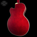 Back angle of Used 2012 Gretsch G6119 Chet Atkins Tennessee Rose.
