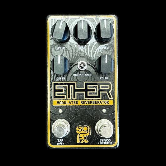 Top of Used SolidGold FX Ether Modulated Reverberator w/Box TFW2546