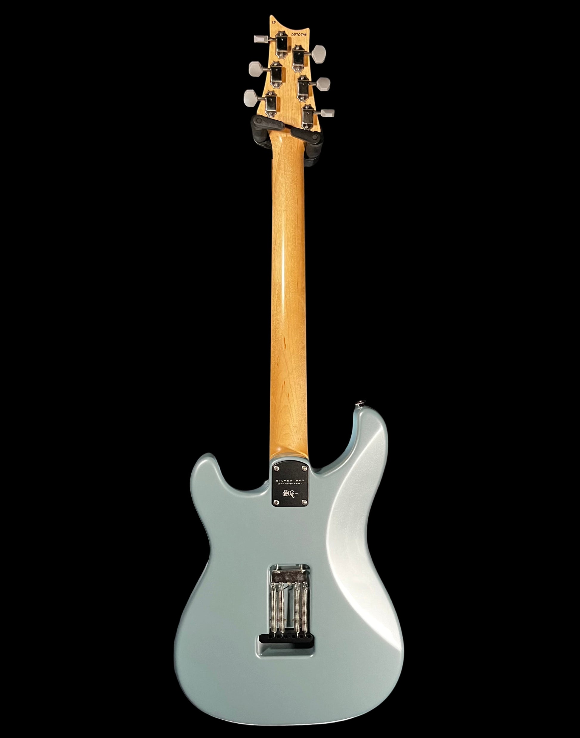 Full back of Used 2023 PRS Paul Reed Smith Silver Sky Polar Blue w/Bag TFW2542