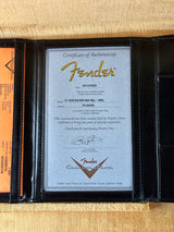 Certificate of authenticity for Fender Custom Shop 1951 Nocaster Relic White Blonde.
